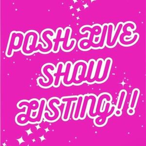 #13 live show listing✨🎀